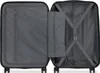 The interior of an open black suitcase. Podgląd zdjęcia produktu
