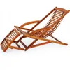 CASARIA Sonnenliege Akazienholz, 160x70x74 cm, creme, Produktbild-Vorschau 11