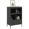vidaXL Highboard černá 68x39x101,5 cm ocel Náhled obrázku produktu 4