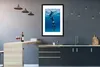 MuchoWow® MuchoWow® Gerahmtes Poster Delphin - Tauchen - Produktbild-Vorschau 5