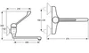 CORNAT Felitto Spültisch-Wand Einhebelmischer mit Armhebel Produktbild-Vorschau 3