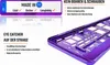 2 Stück Kennzeichenhalter Violett - Chrom Produktbild-Vorschau 9