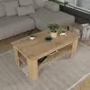 A living room scene with a couch and coffee table. Produktbild-Vorschau