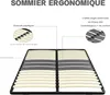 DEWINNER - Bed base 160 x 200 cm | 2 x 15 natural poplar Voir les images du produit 7