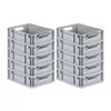 SuperSparSet 10x Eurobox NextGen Grip mit Scharnierdeckel Produktbild-Vorschau 5