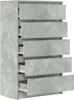 A chest of drawers with a concrete-like finish. Náhled obrázku produktu