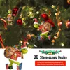 Christmas tree ornaments depicting the Grinch character. Produktbild-Vorschau