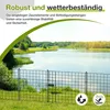 Izrielar 5X Teichzaun Metallzaun Zaunelementen Unterbogen Produktbild-Vorschau 3