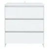 vidaXL Credenza bianca 70x41x75 cm Materiale a base di Anteprima dell’immagine prodotto 3