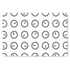 MuchoWow® Schreibtischunterlage Uhr - Muster - Minimalismus Produktbild-Vorschau 1