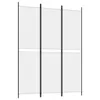 vidaXL 3-częściowy parawan biały 150x200 cm tkanina Podgląd zdjęcia produktu 1