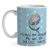 Mr. & Mrs. Panda Kaffeebecher Narwal Gitarre - Blau Pastell Produktbild-Vorschau 3