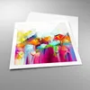 Poster - Poster ohne Rahmen - Blumen Wiese Sommer - 60x60 Produktbild-Vorschau 3