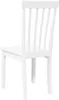 vidaXL Chaises de salle à manger 2 pcs. Blanc Bois massif Voir les images du produit 7