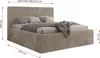 MKS MEBLE Polsterbett mit Bettkasten TILIANO CLASSIC Produktbild-Vorschau 7
