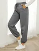 Damen Fleece Jogging Pants, Sporthose lang, Lange Produktbild-Vorschau 1