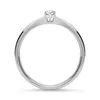 Verlobungsring Weißgold 0,1 ct. Diamant VR0133 Produktbild-Vorschau 3