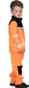 Costume de cheminot orange, taille:116 Voir les images du produit 2