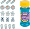 Zuckerfiguren für Taufe & Babyparty | blau mit Streudeko Produktbild-Vorschau 1