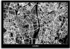 Leinwandbild kairo - stadtplan 90x60 cm Feeby grau wandbild Produktbild-Vorschau 3