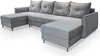 Masseno Ecksofa VERNI mit Schlaffunktion U-Form, Sofa mit Produktbild-Vorschau 2