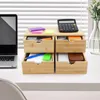 Organizér na stůl - Zásuvkový box - 4 zásuvky - Dřevo - 33 Náhled obrázku produktu 7