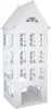 Laterne WHITE HOME weiß Haus aus Metall H60cm Dekohaus Produktbild-Vorschau 2