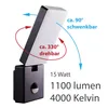 LED Aussenleuchten Bewegungsmelder schwenkbar | schwarz Produktbild-Vorschau 11