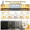 UISEBRT 72W LED Decken- und Wandleuchte silber, stufenlos Produktbild-Vorschau 3