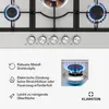 Klarstein Gasherd, Einbau-Gaskochfeld, Sabaf-Brenner, Produktbild-Vorschau 5
