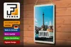 Blechschild Reise 20x30cm London UK Brunnen Trafalgar Produktbild-Vorschau 3