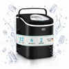 Eiswürfelmaschine Eiswürfelbereiter Schwarz 1,3 Liter mit Produktbild-Vorschau 1