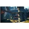 A fantastical castle with a drawbridge and a boat. Produktbild-Vorschau