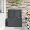 vidaXL Coffre de rangement d'extérieur anthracite 80 x 50,5 Voir les images du produit 4