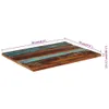 The Living Store Tischplatte Rechteckig 70x90 cm 25-27 mm Produktbild-Vorschau 7