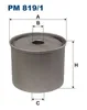 Kraftstofffilter FILTRON PM 819/1 für FIAT DUCATO Produktbild-Vorschau 6