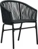 vidaXL Gartenstühle 2 Stk. Schwarz PE-Rattan Anteprima dell’immagine prodotto 1