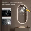 LED Badspiegel 60x120 cm, Touchscreen, Anti-Beschlag, Produktbild-Vorschau 8