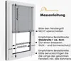 Diagram showing how to measure for a window blind. Produktbild-Vorschau