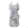 Clayre & Eef Kinderofenhandschuh 12x21 cm Blau Rosa Produktbild-Vorschau 3