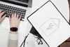 MuchoWow® Laptop Hülle 14 ZollBlatt - Natürlich - Rahmen - Produktbild-Vorschau 2