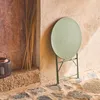 sweeek - Klappbarer Bistro-Gartentisch aus Stahl Ø 60 cm, 2 Produktbild-Vorschau 5