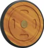 Raumräder 2 pcs Braun 20,5 x 20,5 x 2 cm Massivholz Akazie Produktbild-Vorschau 2
