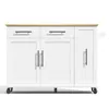 Carrito de cocina multifuncional con ruedas y superficie de Vista previa de la imagen del producto 9