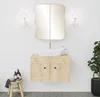A modern bathroom vanity with a sink and mirror. Podgląd zdjęcia produktu