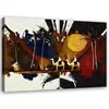 Leinwandbild afrikanische landschaft 100x70 cm Feeby braun Produktbild-Vorschau 1