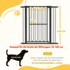 Barrière de sécurité pour chien PawHut, 76-104 cm, barrière Voir les images du produit 3