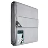 A folded silver tarp is shown against a white background. Produktbild-Vorschau