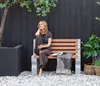 Dehner Gartenbank, 2-Sitzer, frostbeständig, 114 x 75 x 52 Produktbild-Vorschau 4
