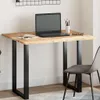 vidaXL Tischplatte Rechteckig 100x80x2 cm Massivholz Akazie Produktbild-Vorschau 2